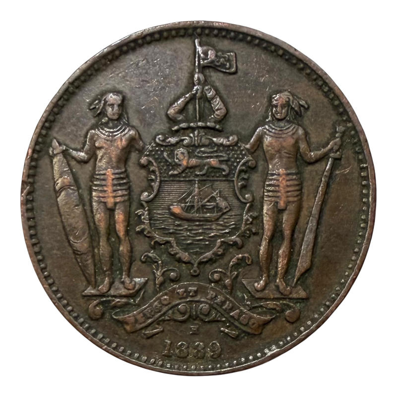 Coin 1 Cent 1889 British North Borneo A0118