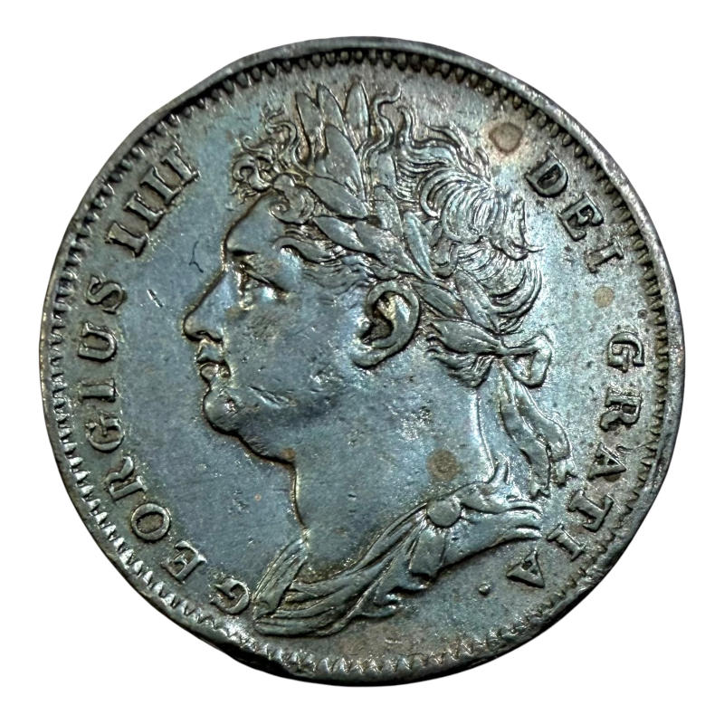 Coin Farthing 1822 United Kingdom, George IV A0120