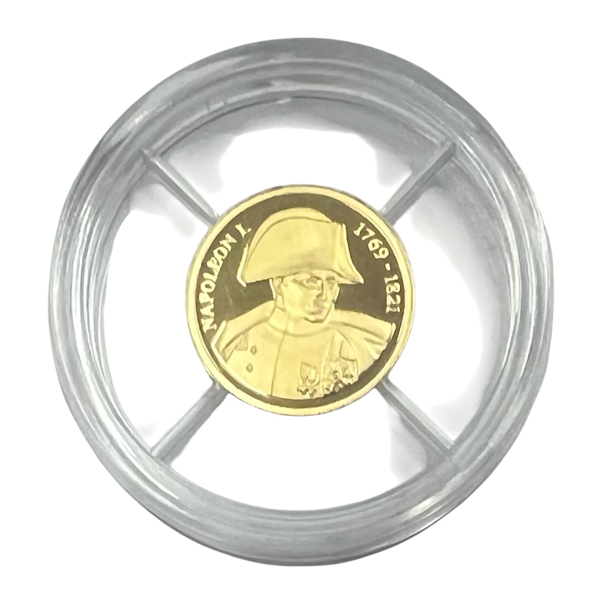 Medal VIVE LA FRANCE Gold 585/1000 Napoleon I PROOF REFA0022