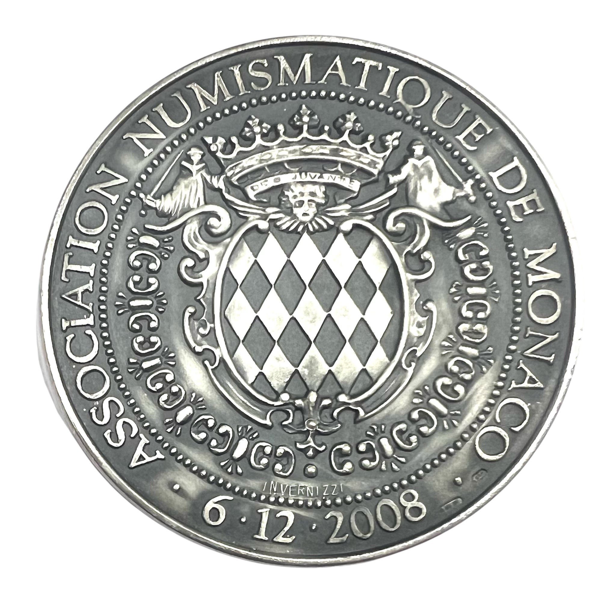 Medal Année Internationale de la Planète Terre Monaco 2008 Association Numismatique de Monaco , silver made REFA0033